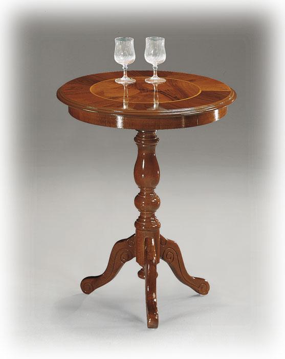 Table avec ronce de noyer