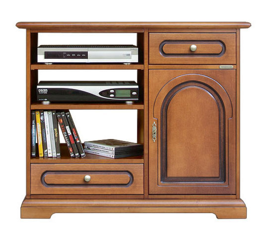Article Meuble Tv avec 1 porte 2 tiroirs (3051-C) Finition pr�sent� dans la