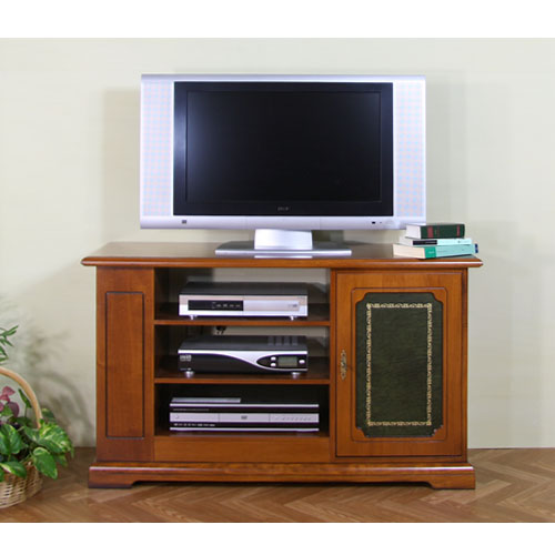 Meuble Tv 1 porte avec &eacute;tag&egrave;res