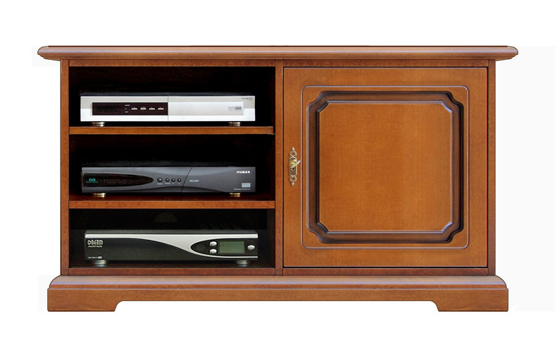 Meuble Tv 1 porte et &eacute;tag&egrave;res
