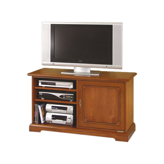 Meuble Tv 1 porte et &eacute;tag&egrave;res