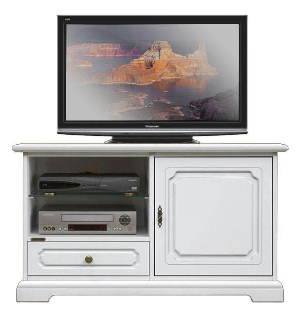 Meuble Tv 1 porte 1 tiroir et &eacute;tag&egrave;res