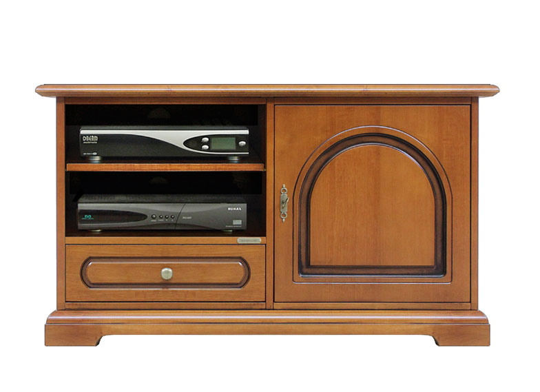 Meuble Tv 1 porte 1 tiroir et &eacute;tag&egrave;res