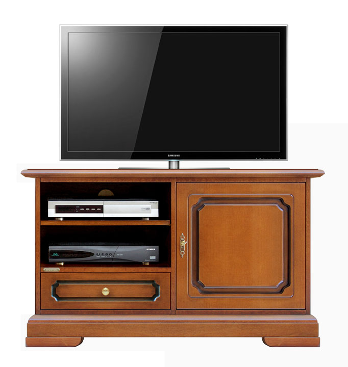 Meuble tv midi 1 porte 1 tiroir