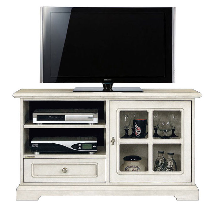 Meuble Tv 1 porte 1 tiroir et &eacute;tag&egrave;res