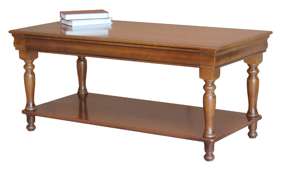 Table basse style ''Louis Philippe'' avec tiroir caché