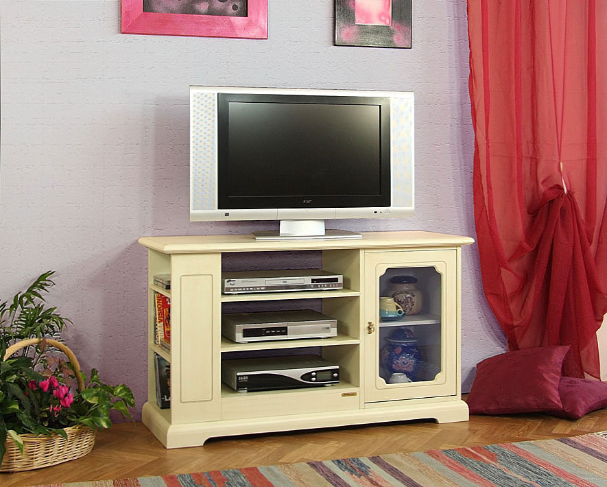 Meuble Tv 1 porte et &eacute;tag&egrave;res