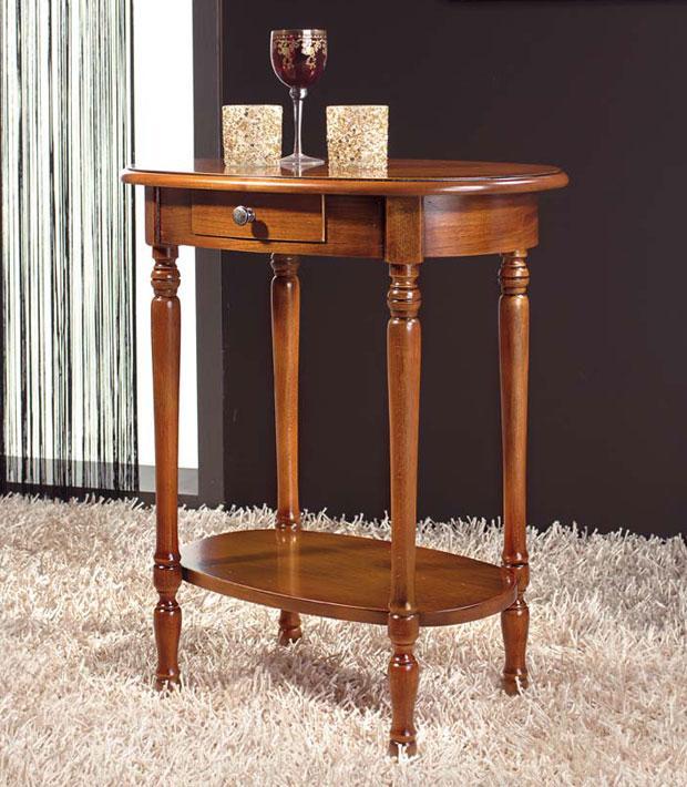Petite Table ovale avec tiroir